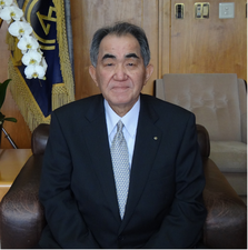 Genkai Mayor Hideo Kishimoto (c) Genkai Town